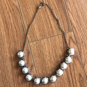 Gold & Pearl Statement Necklace